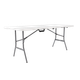 Миниатюра изображения товара Стол складной SAMMAN Van N 185x77x74 (гладкий, белый флок)