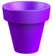 Миниатюра изображения товара Кашпо БЕРКАНО Classic 35 / 220_055_22V (Deep Violet)