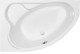 Миниатюра изображения товара Ванна акриловая Cersanit Kaliope 153x100 L / 63441 (с ножками, экраном и сифоном Prime черный)
