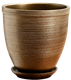Миниатюра изображения товара Вазон Sima-Land Темное золото 6912636