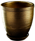 Миниатюра изображения товара Вазон Sima-Land Темное золото 6912634