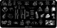 Миниатюра изображения товара Пластина для стемпинга IRISK металлическая 311 Y-011