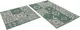 Миниатюра изображения товара Набор ковриков для ванной и туалета Shahintex Мозаика 50x80/50x50 (зеленый)
