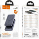 Миниатюра изображения товара Портативное зарядное устройство Hoco J160 5000mAh (металлик)