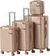 Миниатюра изображения товара Набор чемоданов Homa 4CHMD-CH (3шт, золотой)