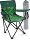 Миниатюра изображения товара Кресло складное Ника Премиум 5 / ПСП5 (тропические листья на темном)