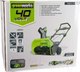 Миниатюра изображения товара Снегоуборщик аккумуляторный Greenworks GD40SB 40V / 2600607 (с АКБ 4Ач и ЗУ)
