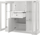Миниатюра изображения товара Шкаф с витриной Anrex Sevilla 2V2D1S (белый)