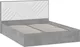 Миниатюра изображения товара Двуспальная кровать ТриЯ Хилтон универсальная тип 1 160x200 (ателье светлый/белый)