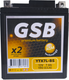 Мотоаккумулятор GSB (0) 190A / YTX7L-BS (7 А/ч) — фото 2