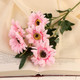 Искусственный цветок Poetry in flowers Гербера садовая / 3562511 (розовый) — фото 5