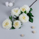 Искусственные цветы Poetry in flowers Пион кустовой / 2803725 (белый) — фото 6