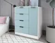 Миниатюра изображения товара Тумба Interline Концепт КТ-Т90 Техно (белый платинум/океан)