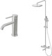 Миниатюра изображения товара Душевая система со смесителем Oliveeka OL-739902+88139017-BN
