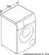 Миниатюра изображения товара Стирально-сушильная машина Bosch WNC254A0ME