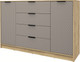 Тумба Interline Концепт КТ-Т160 Техно (дуб золотой/луна) — фото 6