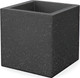 Миниатюра изображения товара Кашпо БЕРКАНО Quarter 30 / 220_048_24V (Black Granite)