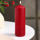 Миниатюра изображения товара Свеча Дарим Красиво Цилиндр / 4205498 (бордовый)