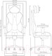Миниатюра изображения товара Кресло офисное Kulik System Royal азур (серый с подголовником)