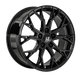 Миниатюра изображения товара Литой диск LS wheels FlowForming RC108 17x8" 5x120мм DIA 72.6мм ET 35мм BK