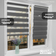 Миниатюра изображения товара Рулонная штора Sundays Home ДН LB 111-10 52х215 (графитовый)