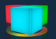 Миниатюра изображения товара Светильник уличный БЕРКАНО Cube 40 / RGB 210_023_03_105 (Snow White)