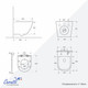 Миниатюра изображения товара Унитаз подвесной Cerutti Spa Amici Aria Tornado / CT11388