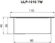 Миниатюра изображения товара Панель светодиодная Uniel ULP-1010-20W/4000K IP54 Grilyato Opal White KIT03 / UL-00012837