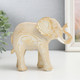 Миниатюра изображения товара Статуэтка Sima-Land Белый слон с золотом: слои 9571948