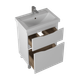 Миниатюра изображения товара Тумба с умывальником Briz Мальта Фостер 60 / 365 03-08060-06 00 БЕЛ