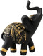 Миниатюра изображения товара Статуэтка Sima-Land Черный слон в золотой богатой попоне 9901285