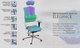 Миниатюра изображения товара Кресло офисное Kulik System Elegance азур (серый с подголовником)