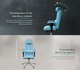 Миниатюра изображения товара Кресло офисное Kulik System Elegance азур (серый с подголовником)
