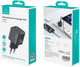 Адаптер питания сетевой Usams 20W GaN Mini Fast Charger / CC260TC01 (черный) — фото 6