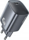 Адаптер питания сетевой Usams 45W GaN Fast Charger / CC323TC01 (серый) — фото 5
