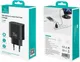 Миниатюра изображения товара Адаптер питания сетевой Usams T65 33W A+C Dual-Port Fast Charger / CC317TC01 (черный)