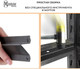 Миниатюра изображения товара Стеллаж металлический Modular Shelving 9040182/5B (стальная полка)