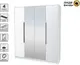 Шкаф Interline Концепт КТ-Ш4з Техно (белый платинум/белый) — фото 6