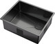 Мойка кухонная ZORG Zerox 54 U / IF Side SF PVD Gunblack — фото 5