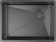 Мойка кухонная ZORG Zerox 59 U / IF Side SF PVD Gunblack — фото 4