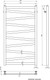 Полотенцесушитель водяной Stinox Madena 50x100 / mad100ral9003 (белый матовый) — фото 6