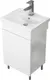 Миниатюра изображения товара Тумба с умывальником Uncoria Алегра 50 + Kirovit Фостер 50 (белый)