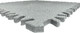 Миниатюра изображения товара Резиновая плитка Rubtex Puzzle 500x500x20 2м2 (4шт, серый)