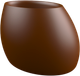 Миниатюра изображения товара Вазон БЕРКАНО Bend 80 DB / 220_010_36 (Brown)