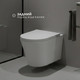Миниатюра изображения товара Унитаз подвесной с инсталляцией Saniteco KW-9005W + Ани Пласт WCP4130