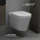Миниатюра изображения товара Унитаз подвесной с инсталляцией Saniteco KW-9005W + Ани Пласт WCP4130