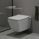 Миниатюра изображения товара Унитаз подвесной с инсталляцией Saniteco KW-9010W + Ани Пласт WCP1430