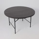 Миниатюра изображения товара Стол складной AksHome Table AKS тип 9 D122х74 (темно-серый)