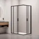 Миниатюра изображения товара Душевой уголок RGW CL-44B / 38094490-14 (черный/прозрачное стекло)