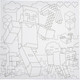 Миниатюра изображения товара Картина по номерам MultiArt Квадратный мир CANV20X20-131169
